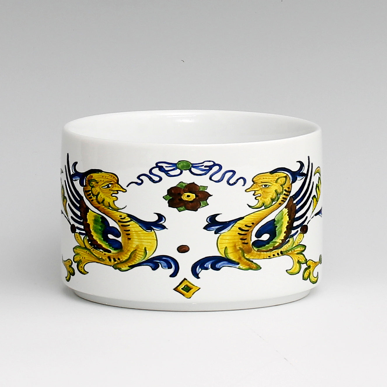 SUBLIMART: Porcelain Coffee/Tea Cup Deruta Style (Design #DER02)