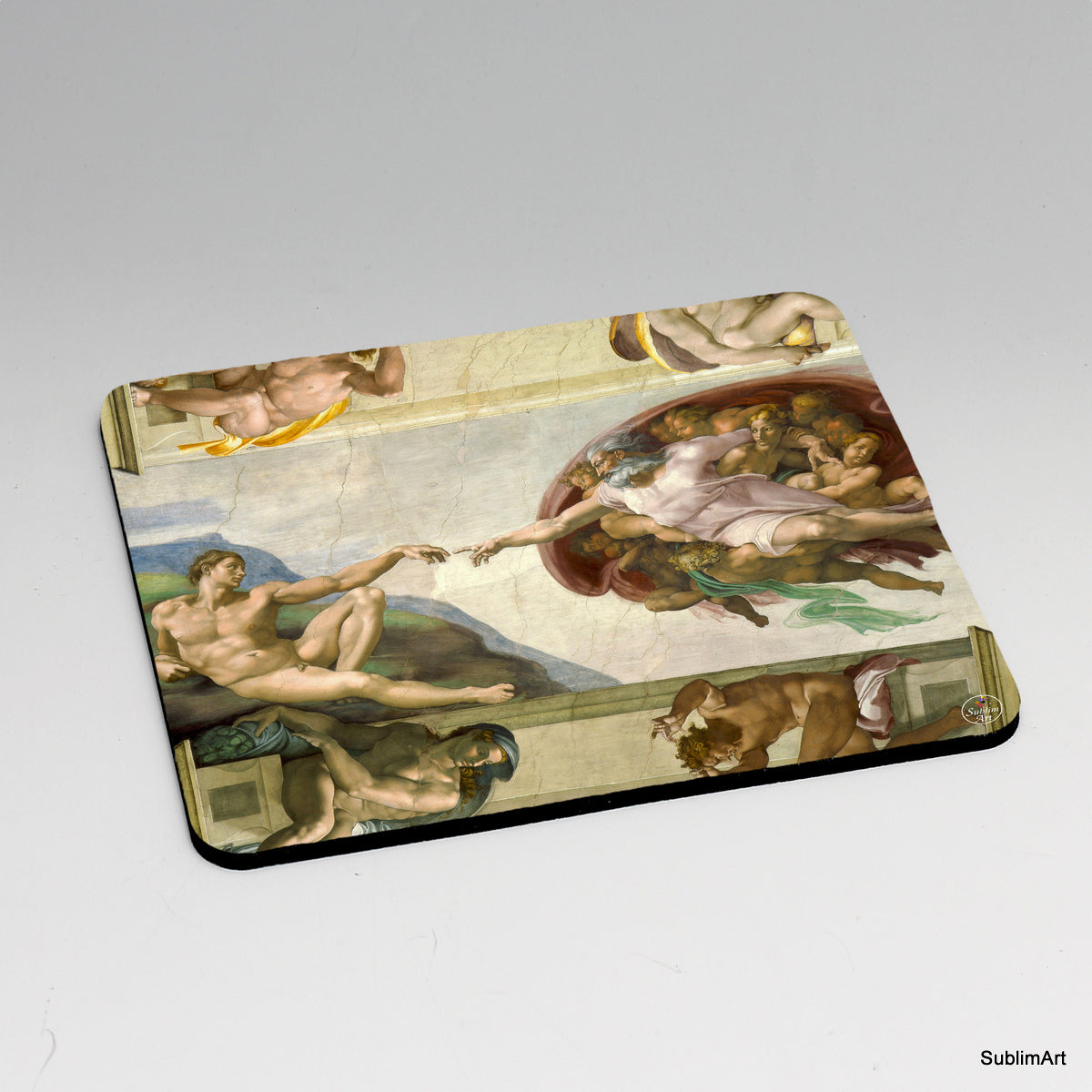 MOUSE PAD: Design Creation of Adam detail by Michelangelo Full