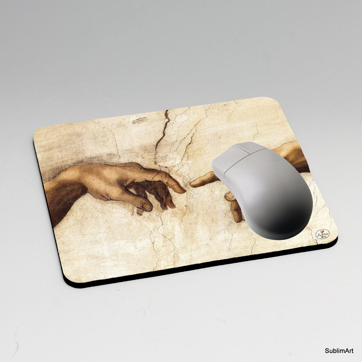 MOUSE PAD: Design Creation of Adam detail by Michelangelo
