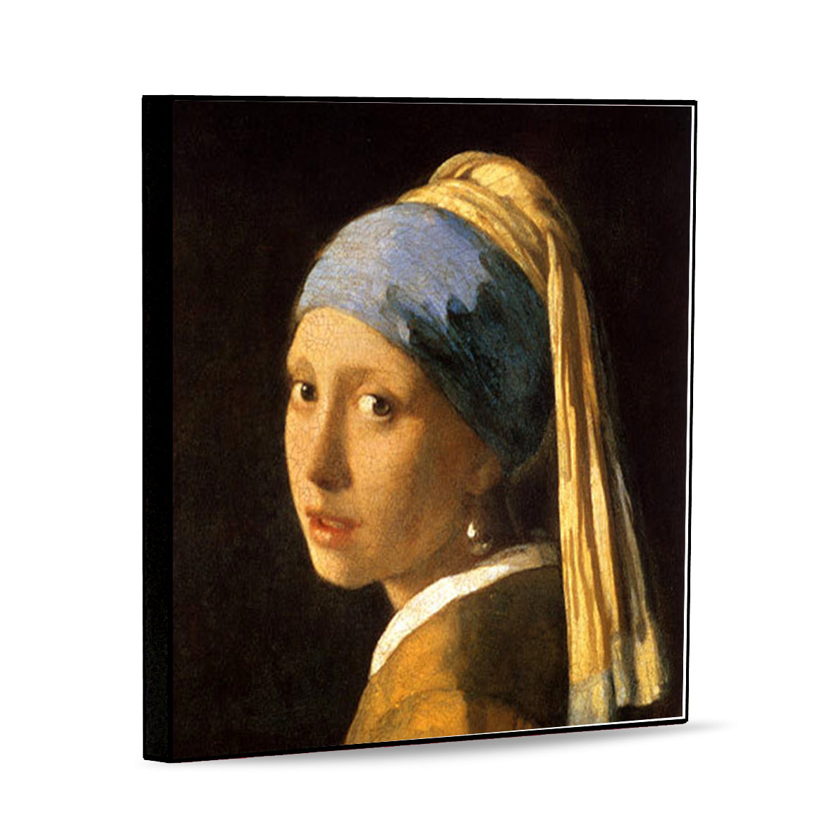 AFFRESCO: Panel Tile - Opera "Girl with a Pearl Earring" by Johannes Vermeer