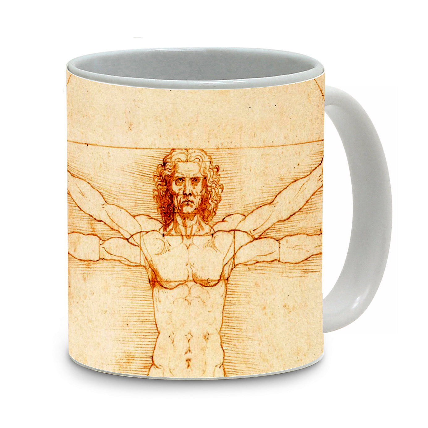 SUBLIMART: Affresco Mug - Leonardo Da Vinci Architettura di Vetruvio
