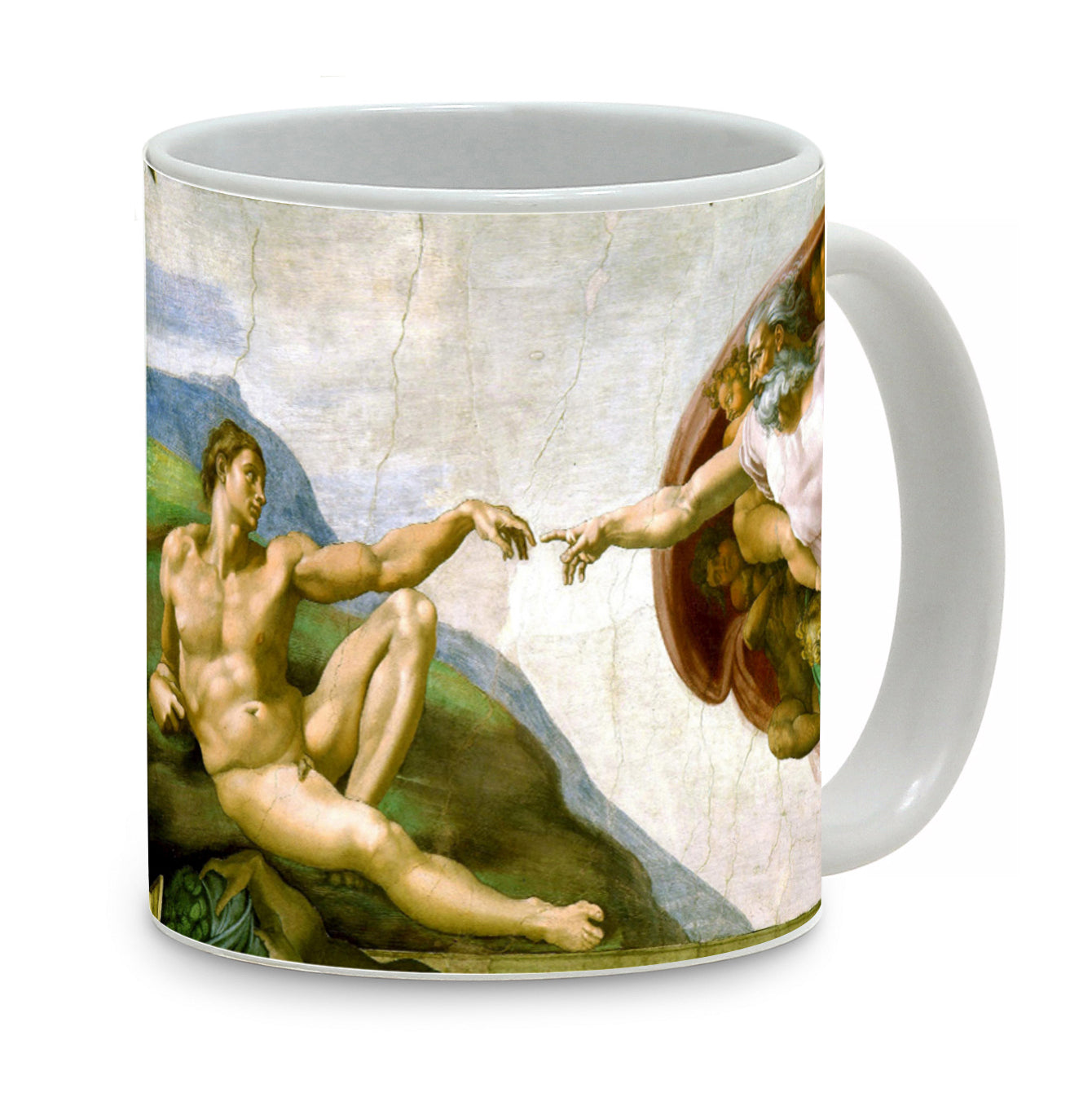 SUBLIMART: Affresco Mug - The creation of Adam
