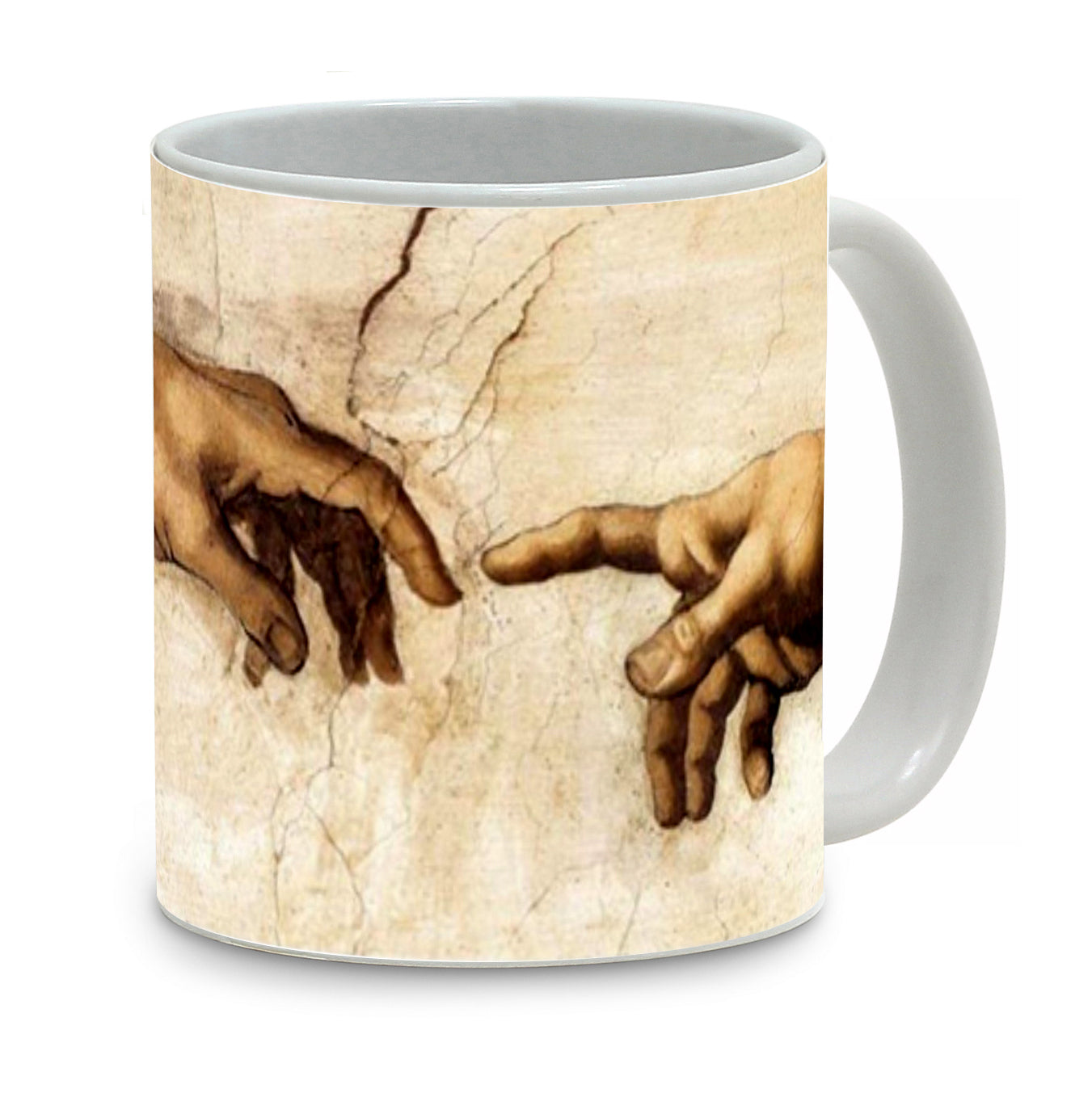 SUBLIMART: Affresco Mug - The creation of Adam (Detail)