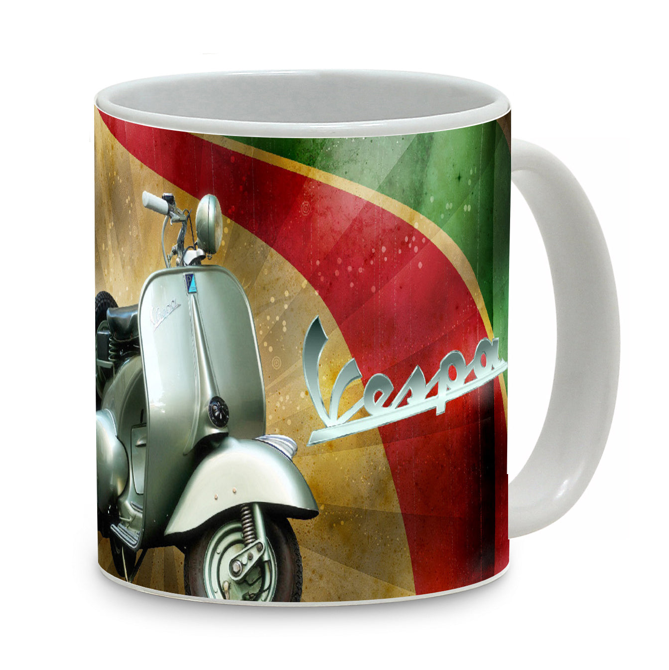 SUBLIMART: Bella Italia - Mug featuring Italian vintage posters (Vespa, Ciao Bella)