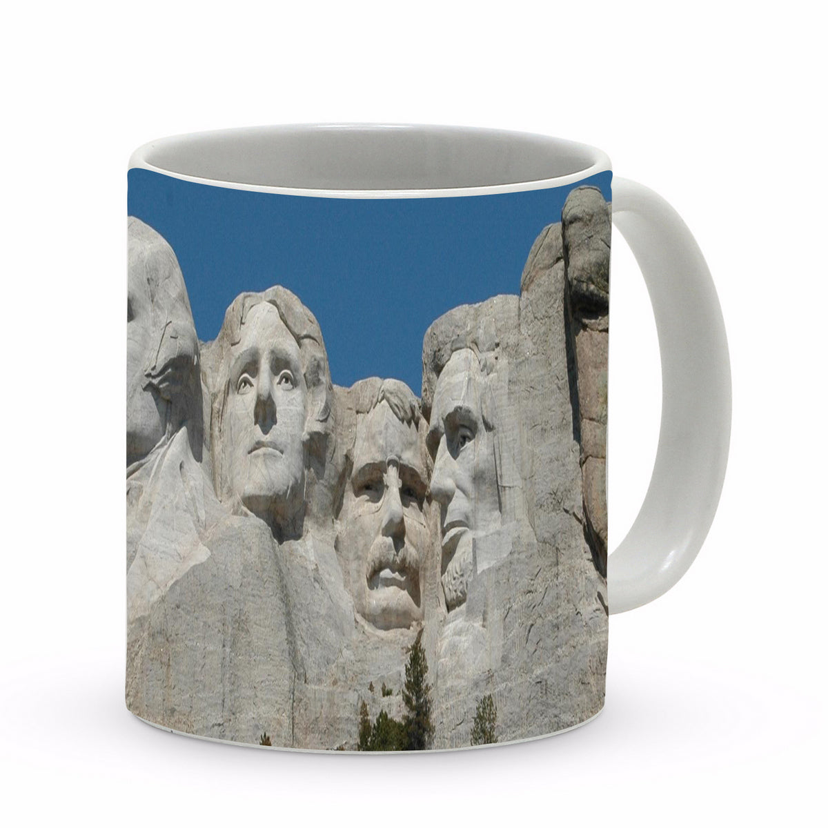 SUBLIMART: Patriotic Mug 'Mount Rushmore' (Design 18)