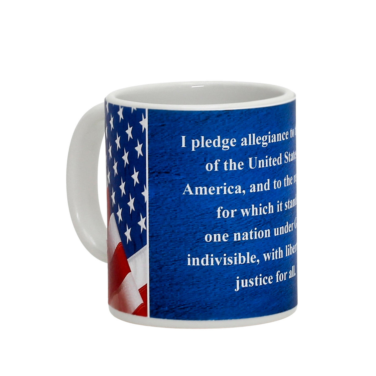 SUBLIMART: Patriotic Mug 'I pledge allegiance to the flag...' (Design 31)