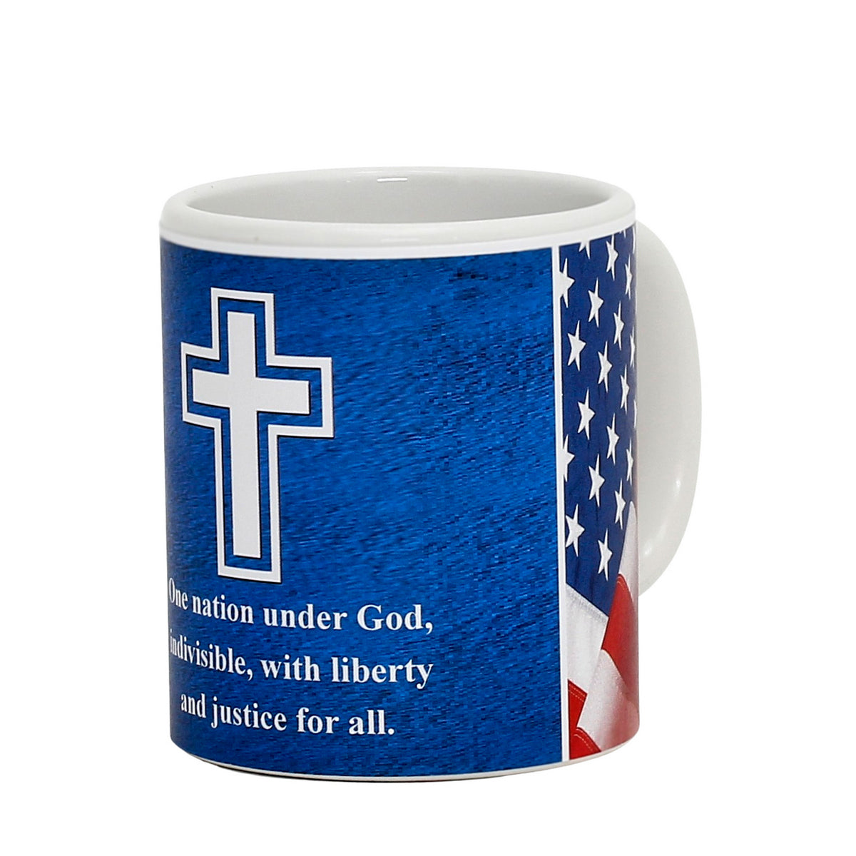 SUBLIMART: Patriotic Mug 'One Nation Under God...' (Design 38)