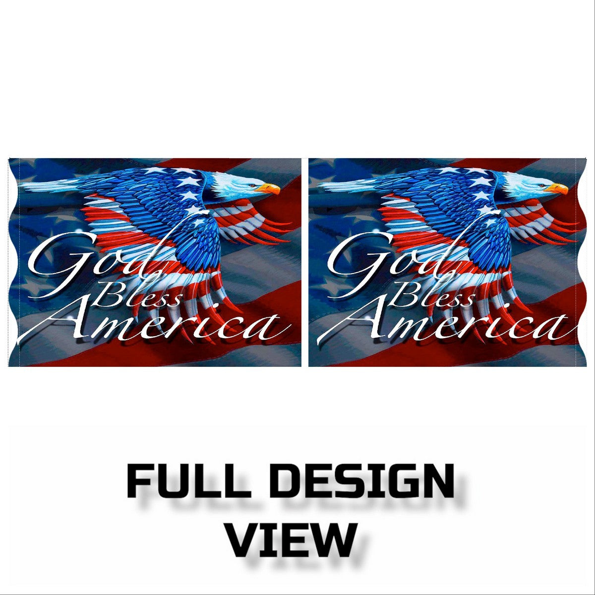 SUBLIMART: Patriotic - Mug 'God Bless America' (Design #62) - Artistica.com