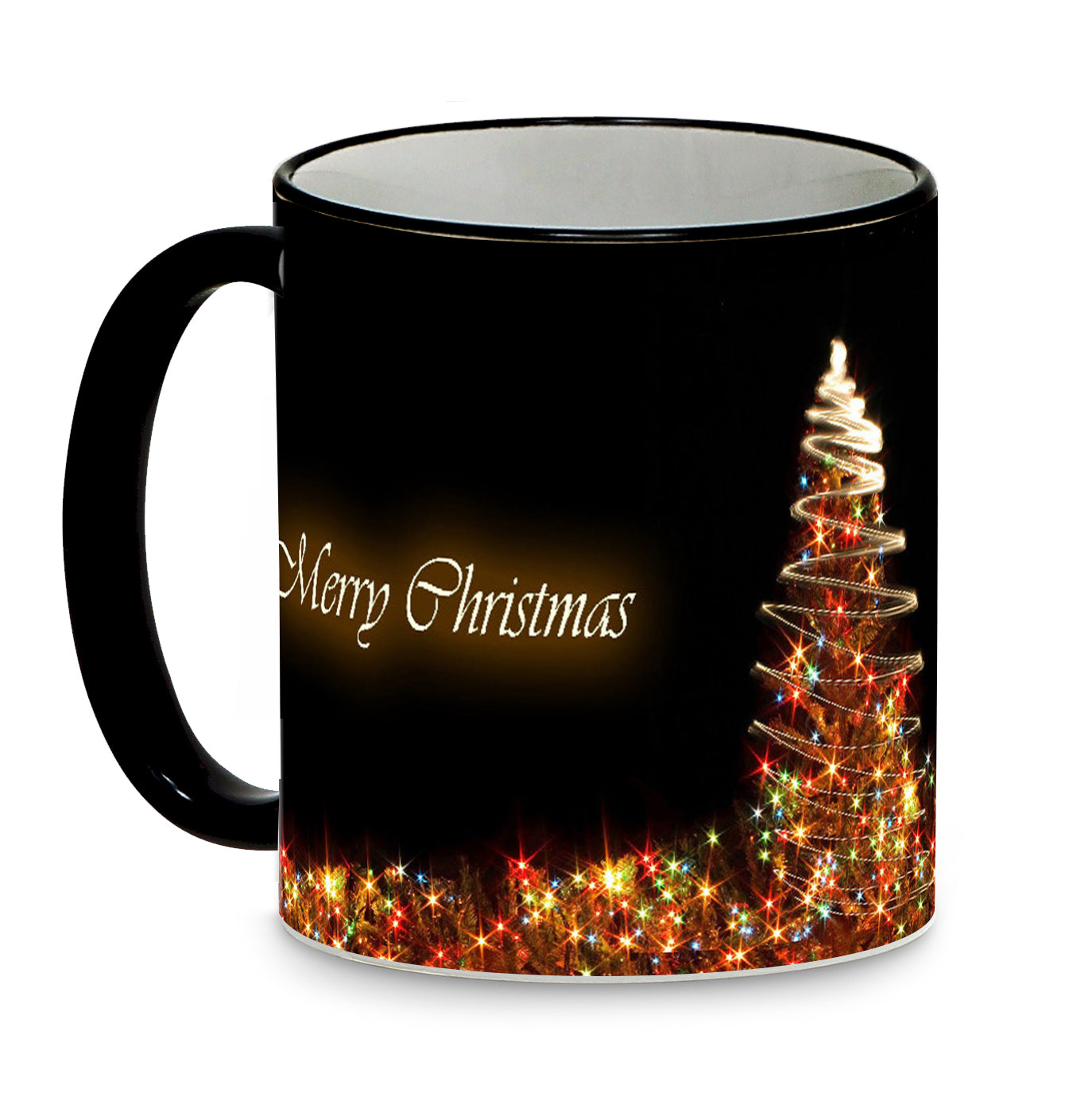 SUBLIMART: Christmas - Mug with black handle and rim (Designs #18)