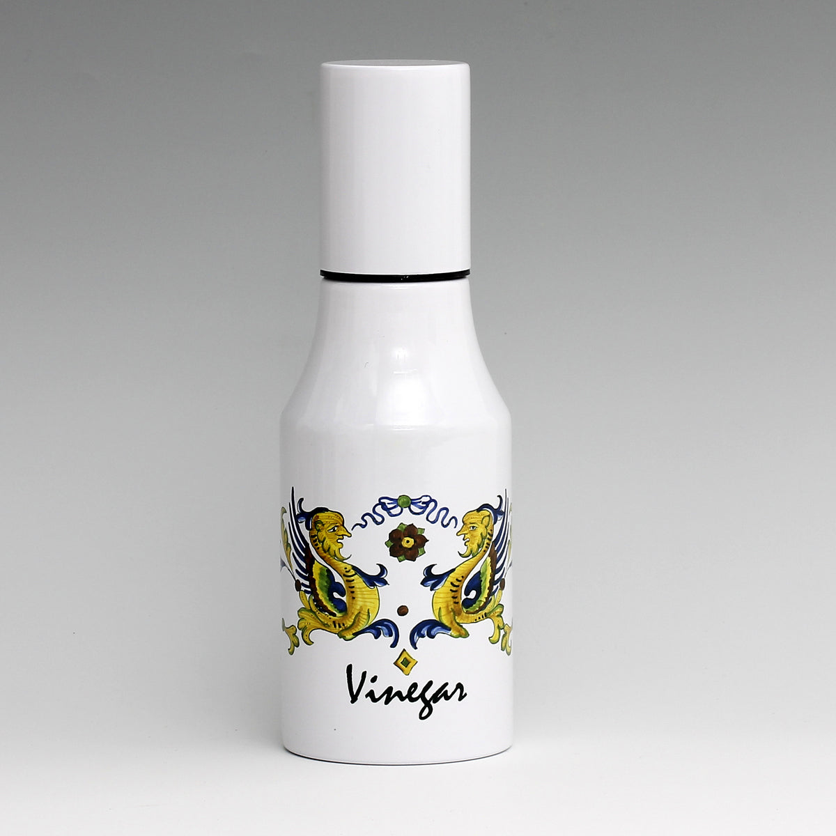 SUBLIMART: Vinegar Dispenser with non-drip pourer and dust cover cap (Deruta Design 03V)