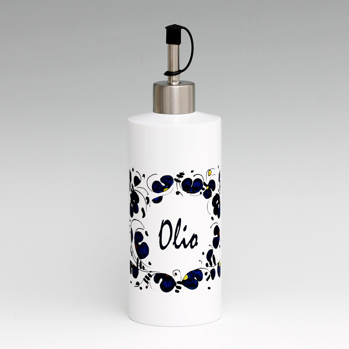 SUBLIMART: Olive Oil Straight Dispenser with screw-in pourer (Deruta Design 84)