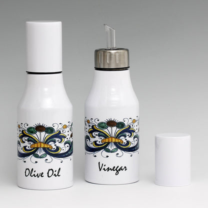 SUBLIMART: Bundle Oil & Vinegar Dispensers with non-drip pourer and dust cover cap (Design 01)