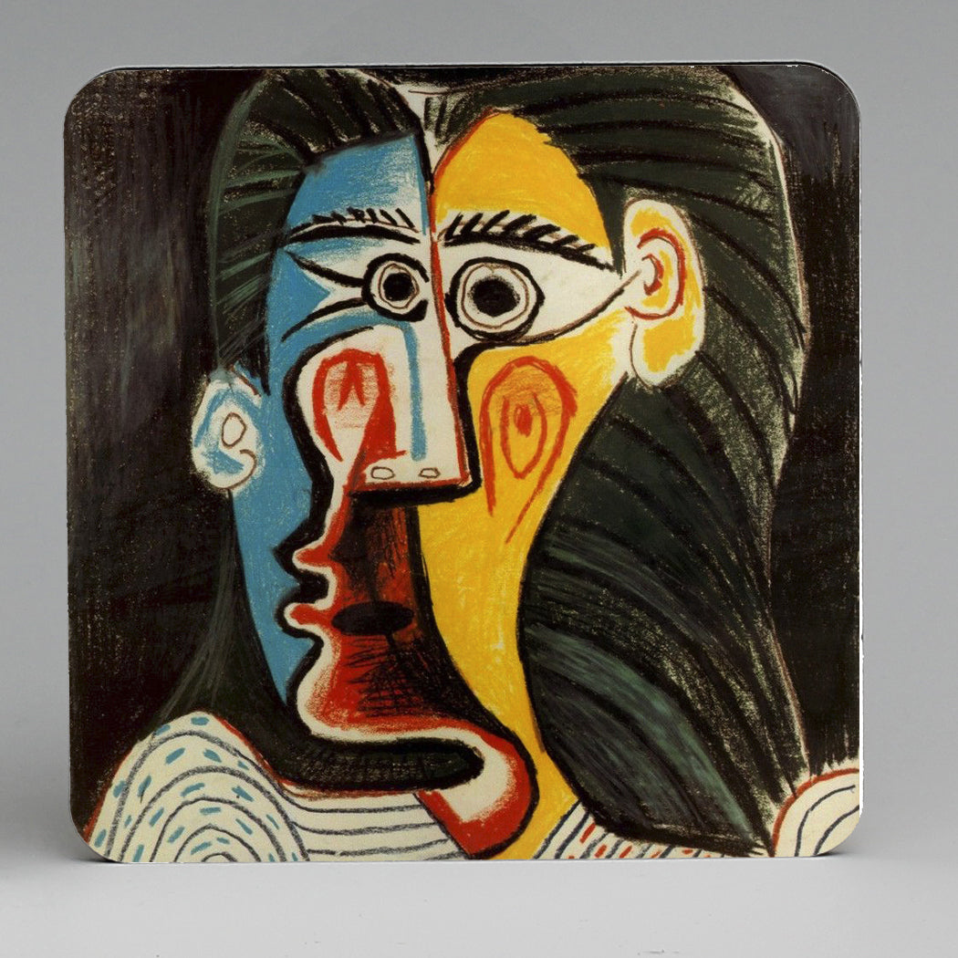 SUBLIMART: MDF Hardboard Set of 4 Coasters - Design: Picasso Modernism 01
