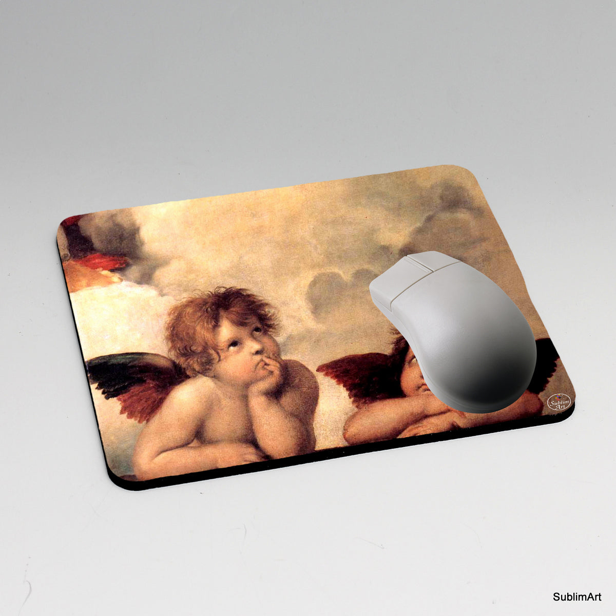 MOUSE PAD: Putti, detail from The Sistine Madonna