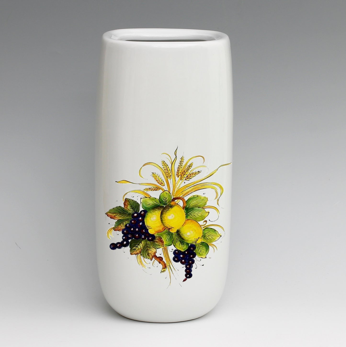 SUBLIMART: Squared Flower Vase with rounded corners Tuscan Fruit Design